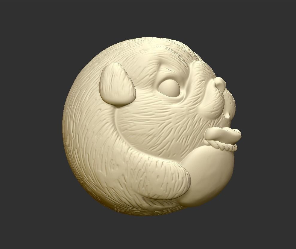 little dog 3D print model_3