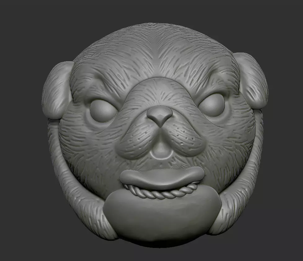 little dog 3D print model_0
