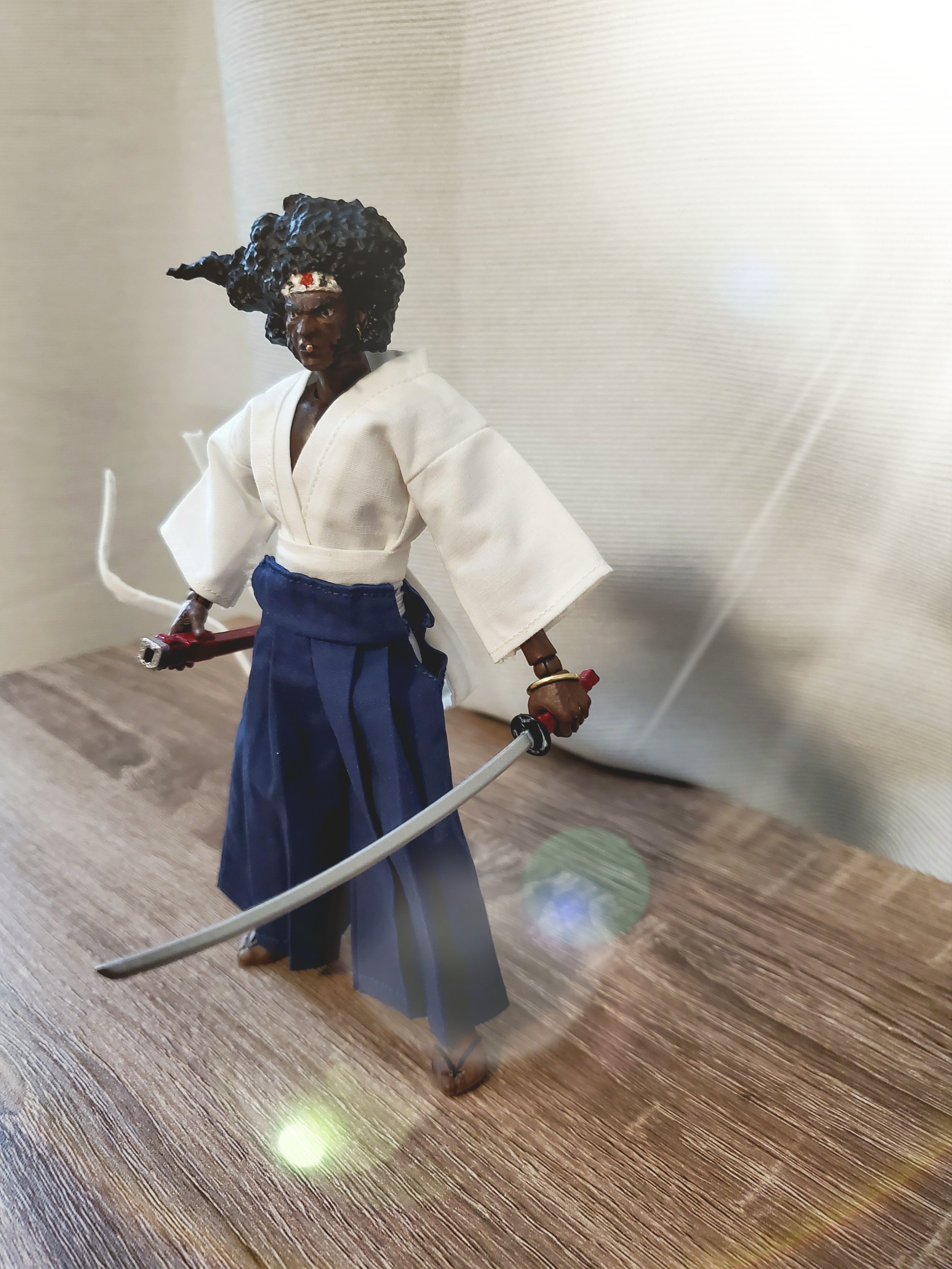 Afro Samurai headsculpt 3D print model_2