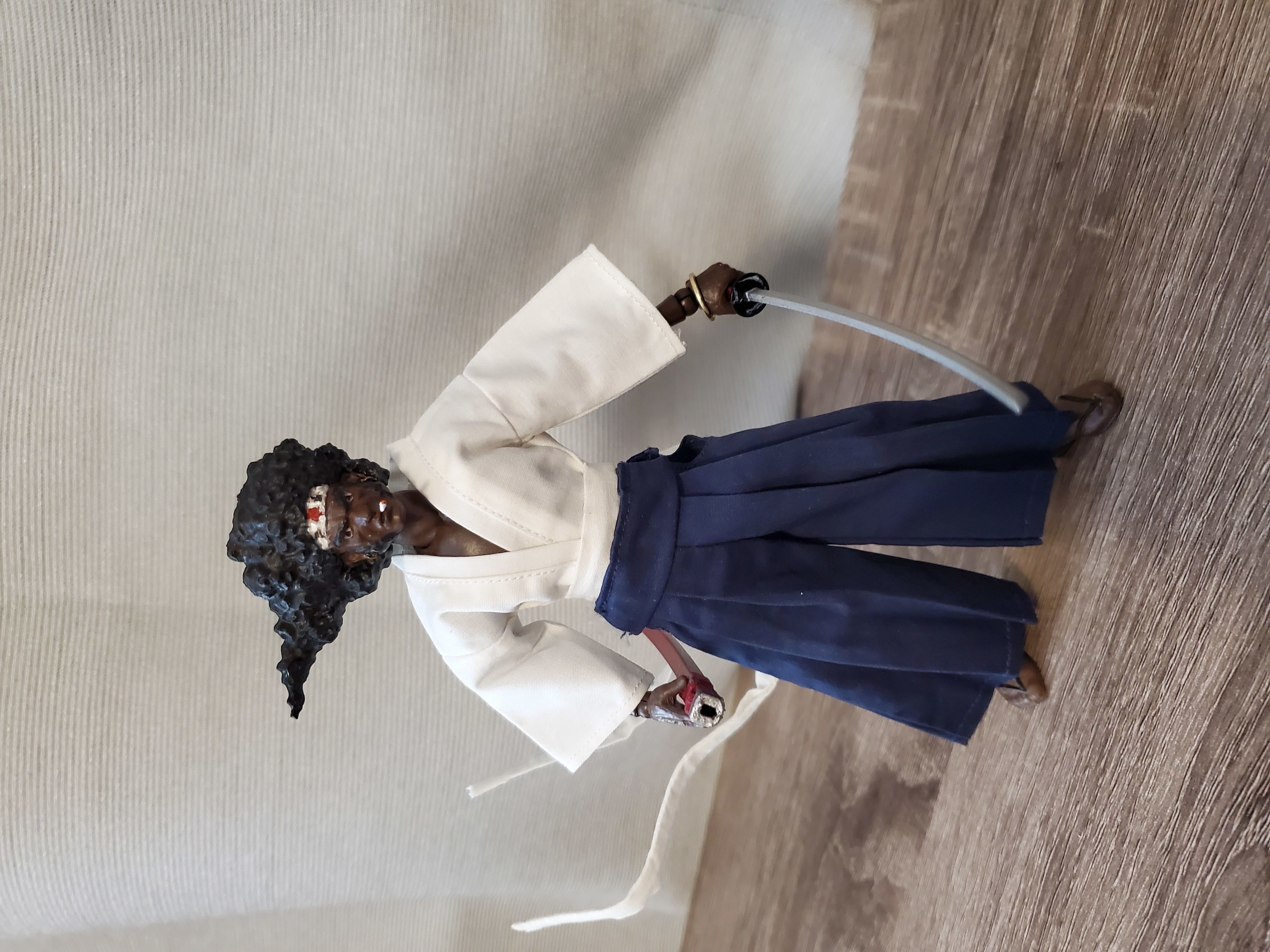 Afro Samurai headsculpt 3D print model_1