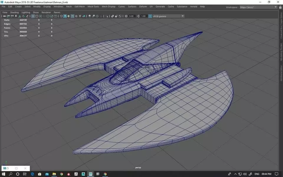 Huge Batman Batwing 3D print model