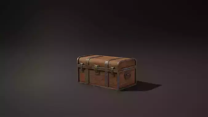 Chest Game-Ready wooden