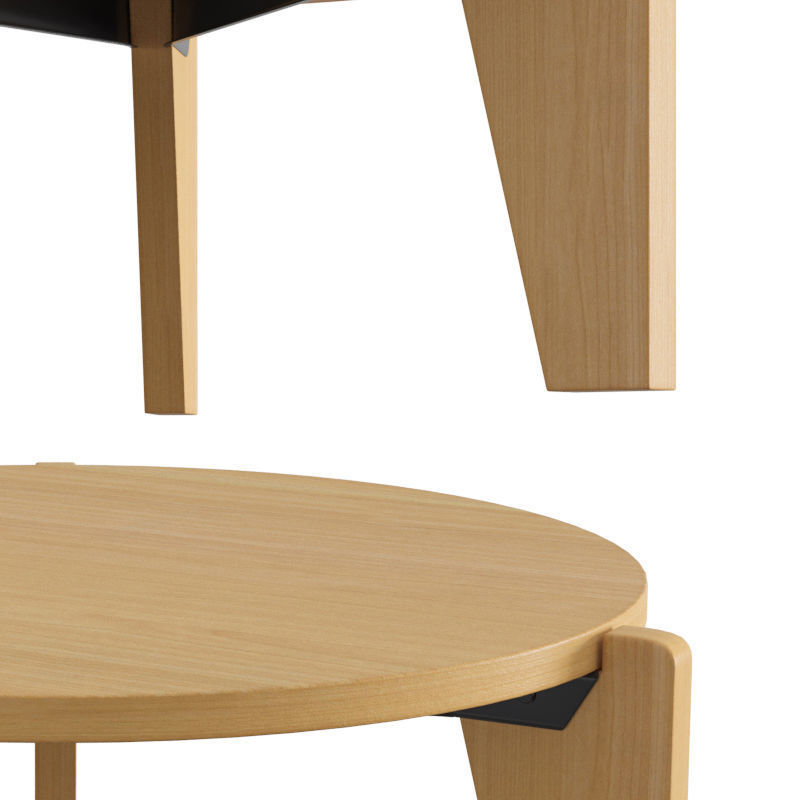 Gueridon Bas 3D model_2