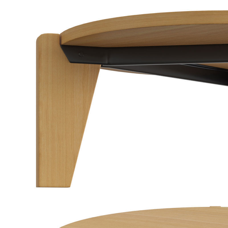 Gueridon Bas 3D model_1