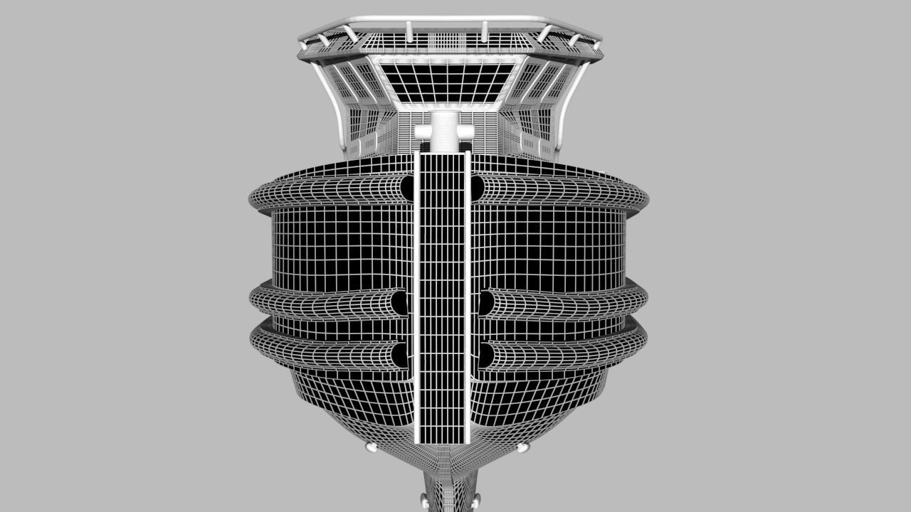 Micro Tug boat highpoly 3D model 3D model_9