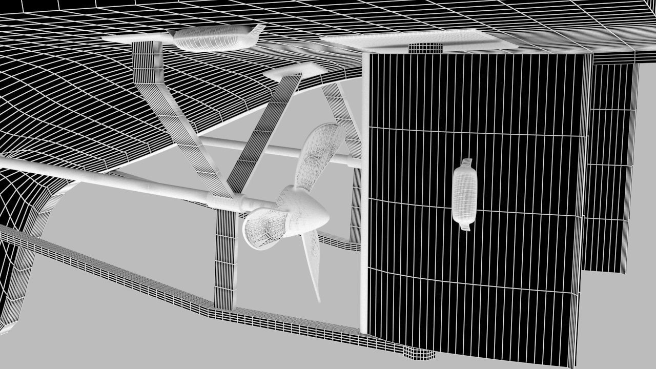 Micro Tug boat highpoly 3D model 3D model_13
