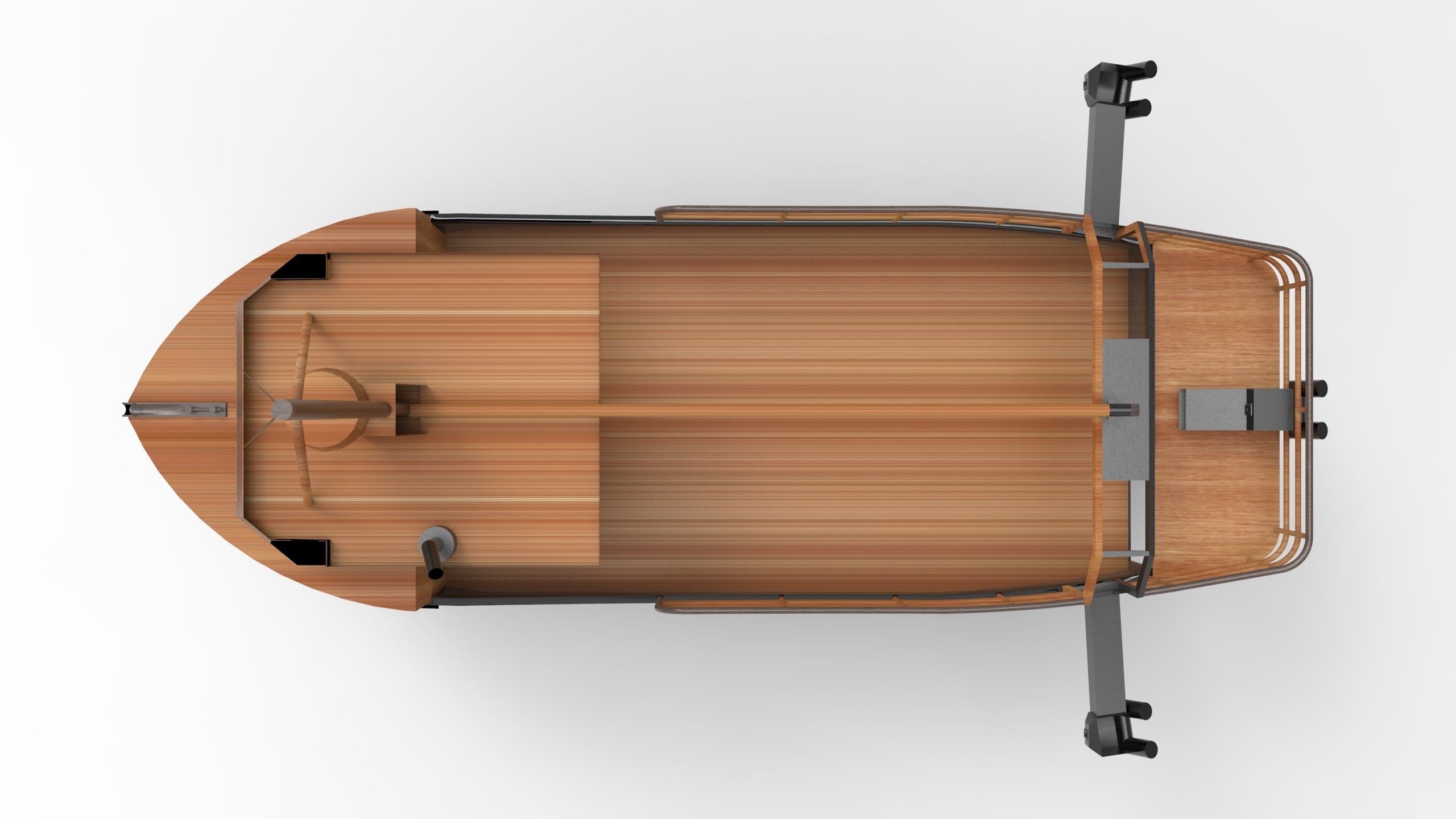 Fishing Ship Low-poly 3D model_4