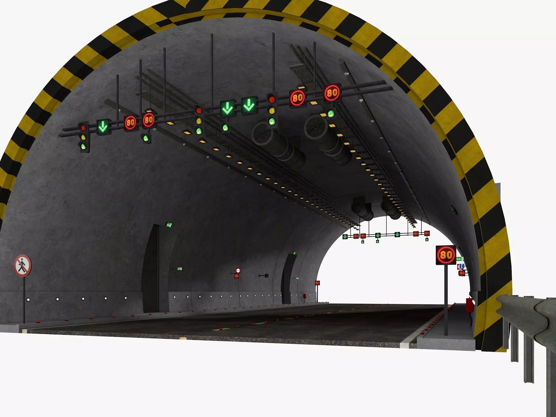 Road Tunnel 3D model
