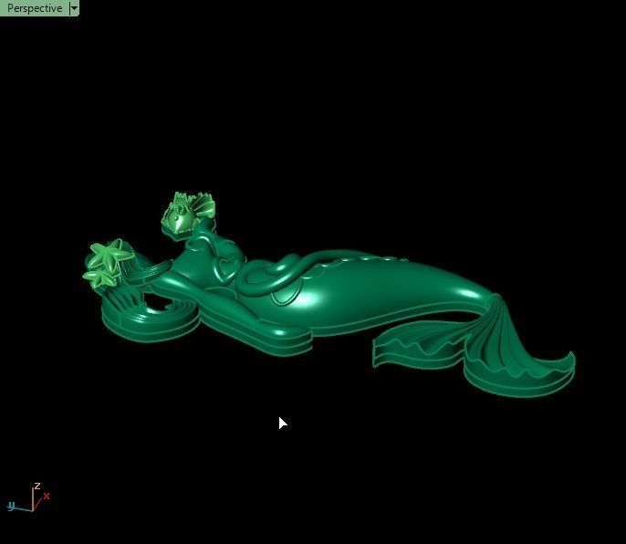 Mermaid 03 3D print model_6