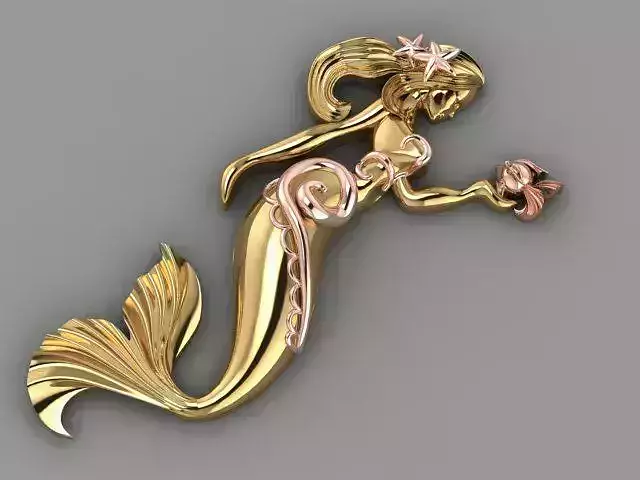 Mermaid 03 3D print model