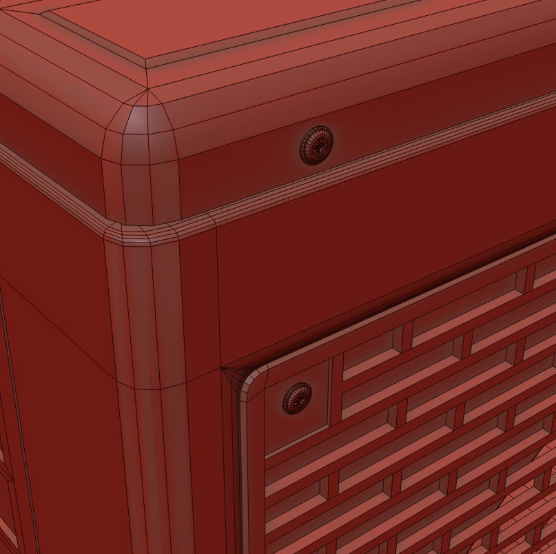 White Panasonic Air Conditioning Outdoor Unit multi split  3D model_9