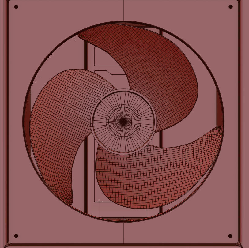 White Panasonic Air Conditioning Outdoor Unit multi split  3D model_10