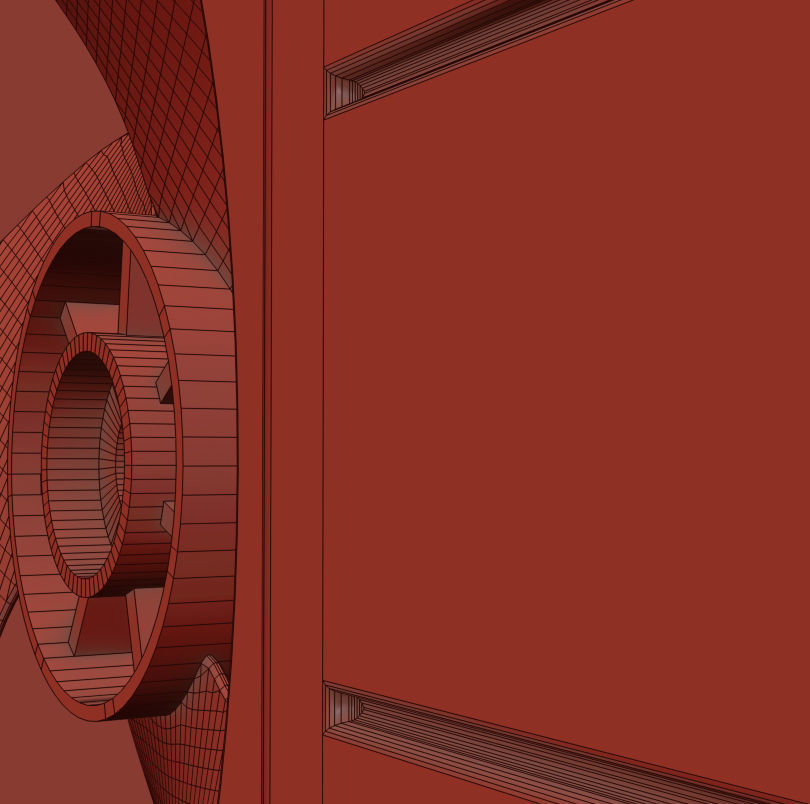 White Panasonic Air Conditioning Outdoor Unit multi split  3D model_11