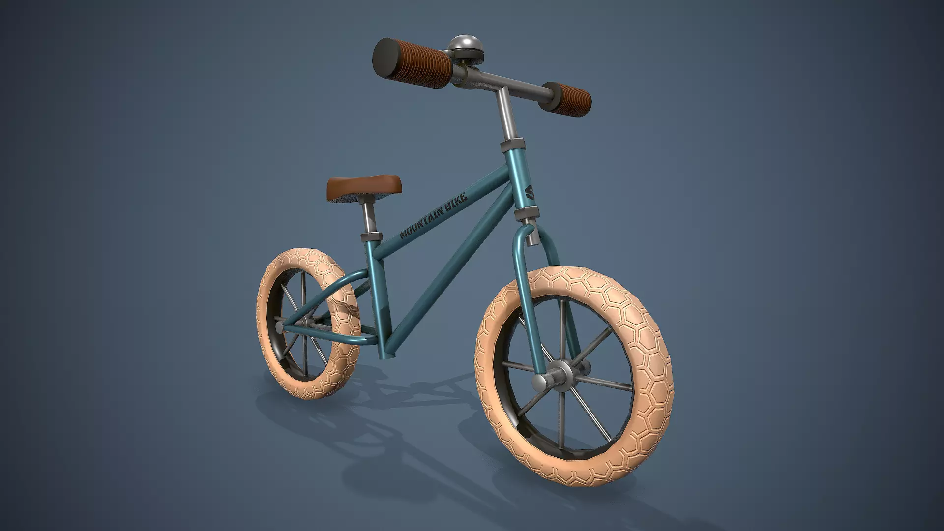 Stylized Bike - Tutorial Included Low-poly 3D model