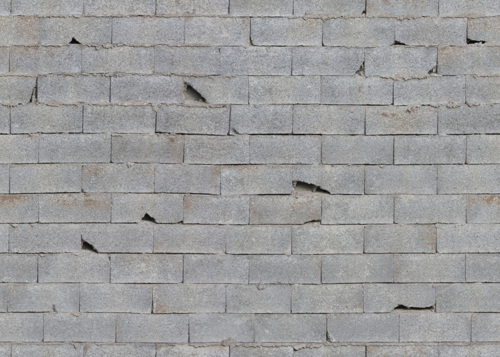 Bridge with Marble Bricks and Rock 3D model_10