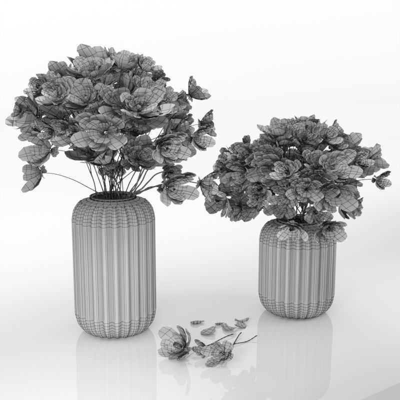 Flower magnolia Free 3D model_2