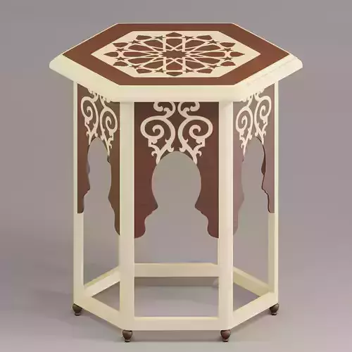 Moroccan end table