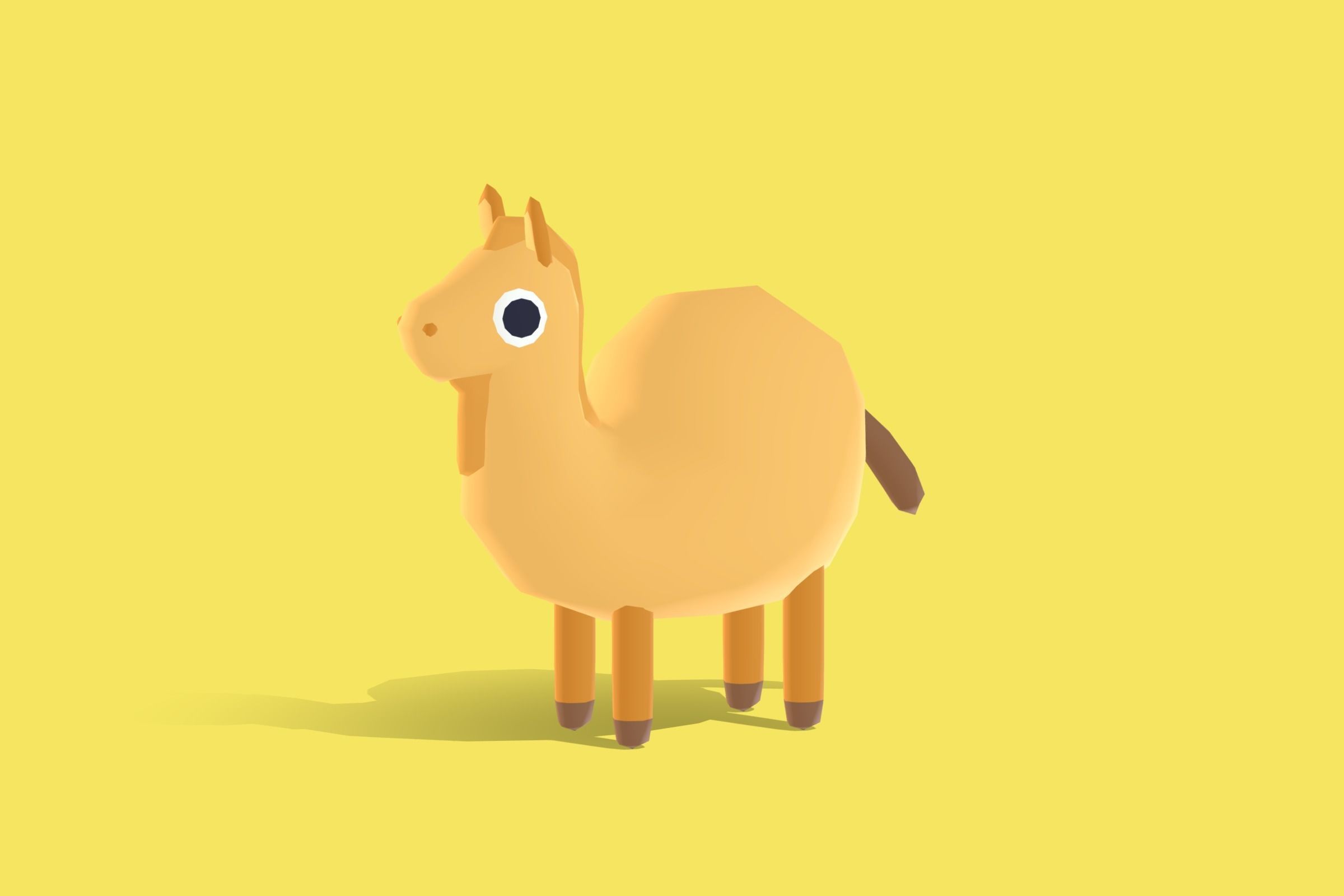 Quirky Series - Desert Animals Vol 1 Low-poly 3D model_6