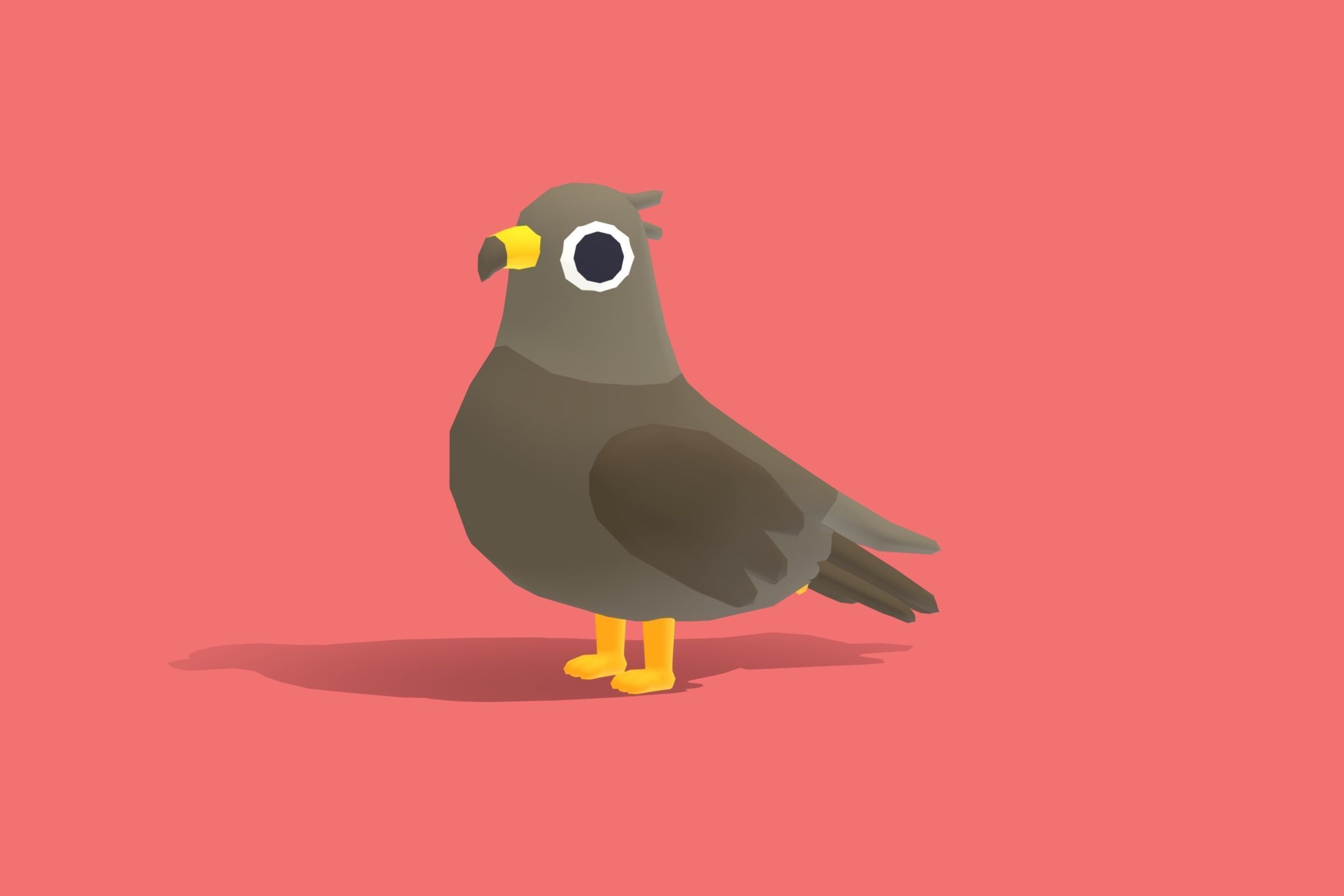 Quirky Series - Desert Animals Vol 1 Low-poly 3D model_9