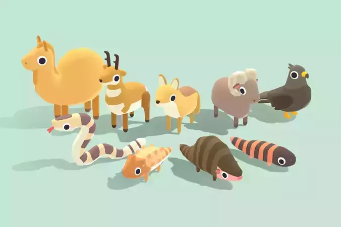 Quirky Series - Desert Animals Vol 1
