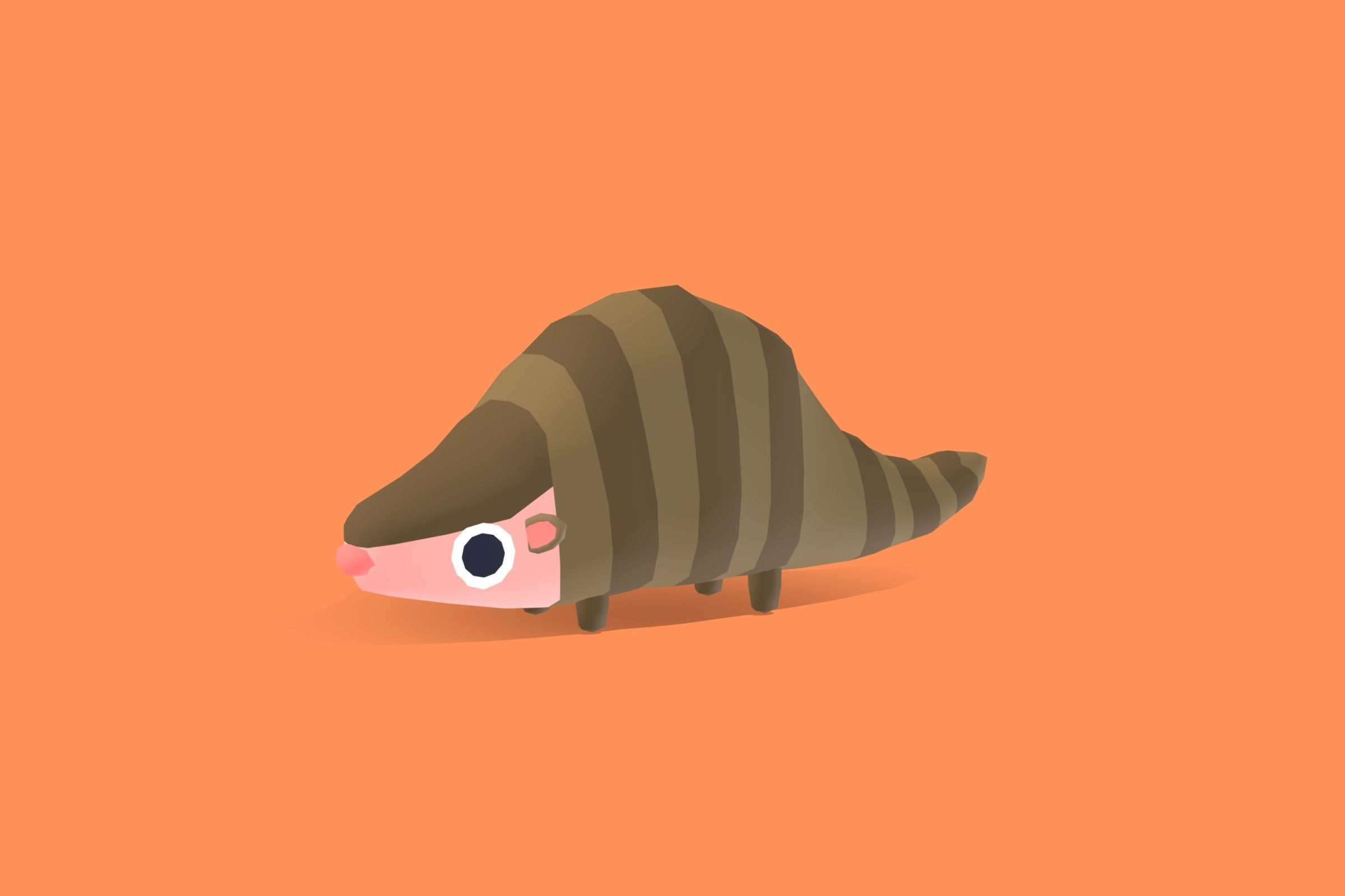 Quirky Series - Desert Animals Vol 1 Low-poly 3D model_4