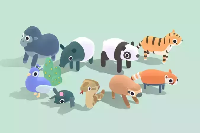 Quirky Series - Jungle Animals Vol 1