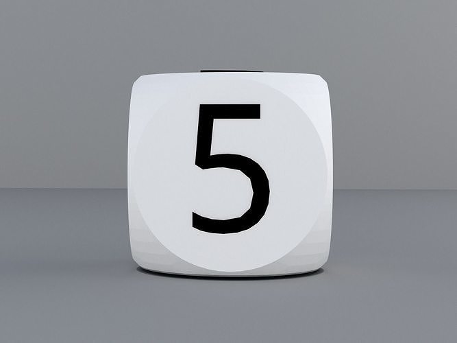 Dice for board games 3D print model