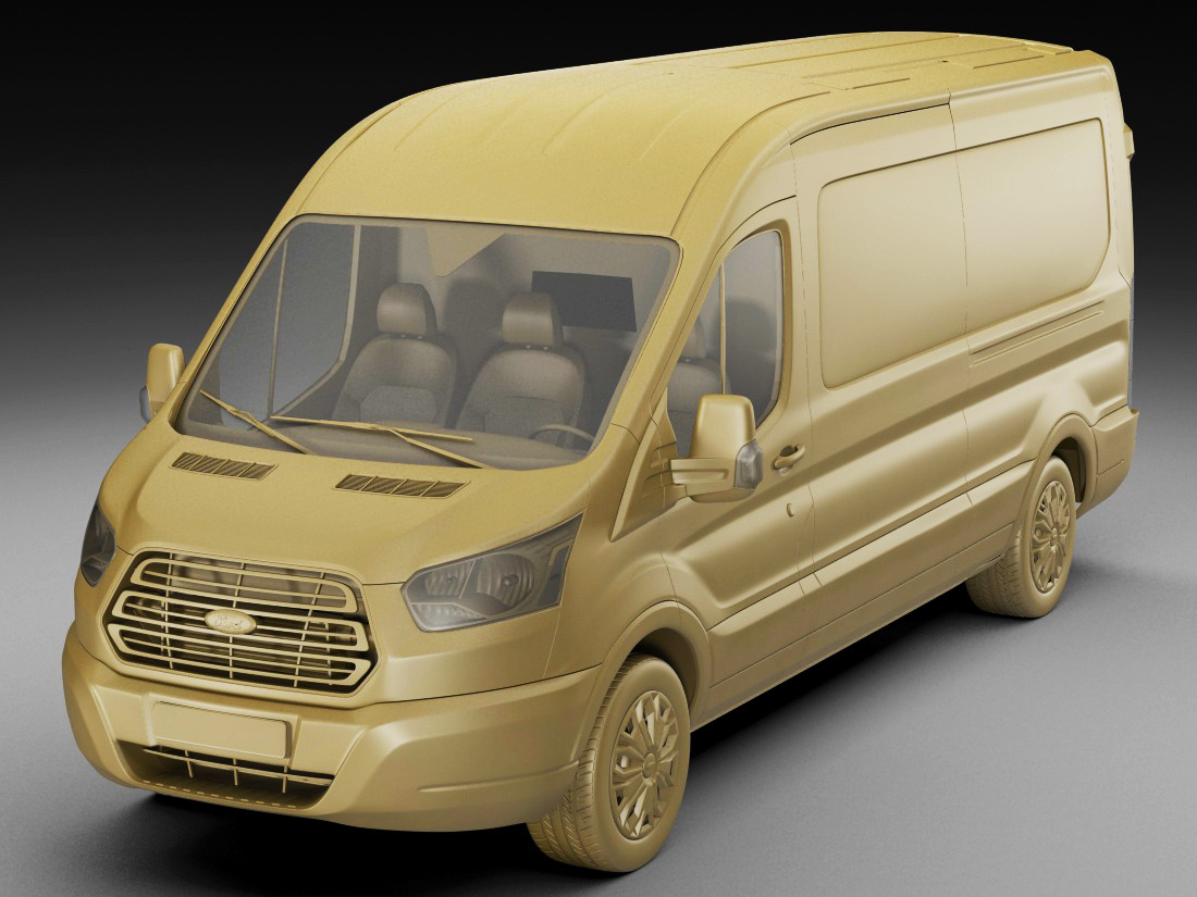 Ford transit 3d model
