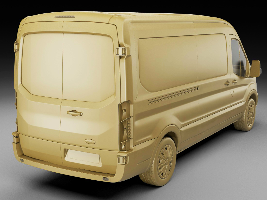 Ford transit 3d model