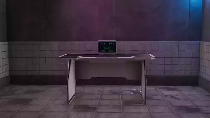 Cyberpunk Laundry Room Table Game-Ready