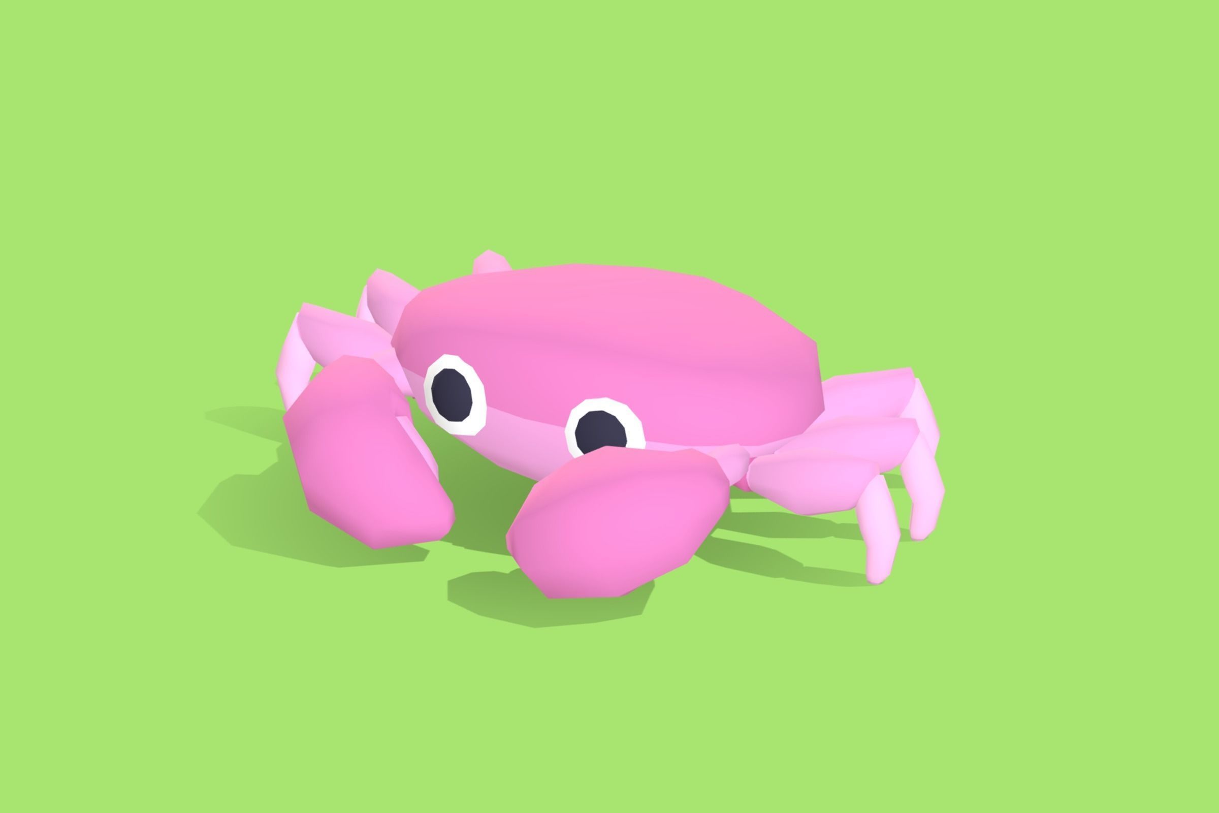 Quirky Series - Sea Animals Vol 1 Low-poly 3D model_5
