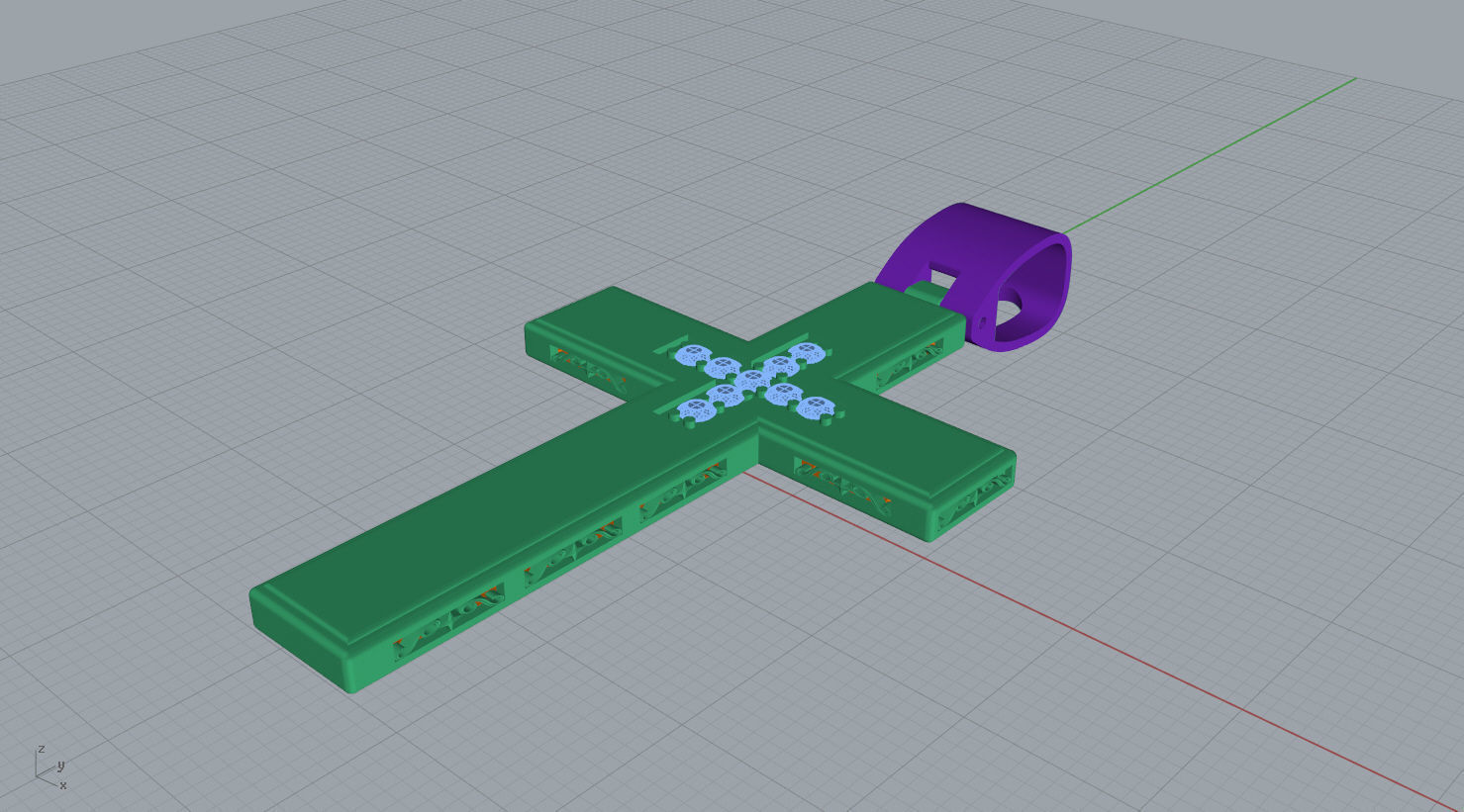 CROSS N - 249 3D print model_12