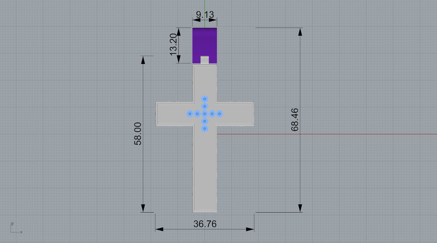 CROSS N - 249 3D print model_7