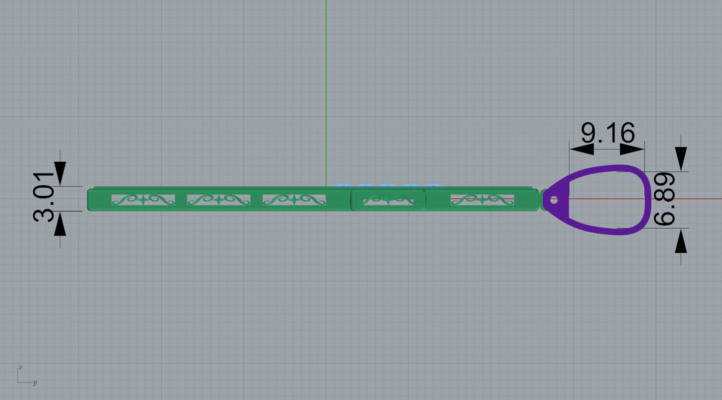 CROSS N - 249 3D print model_11