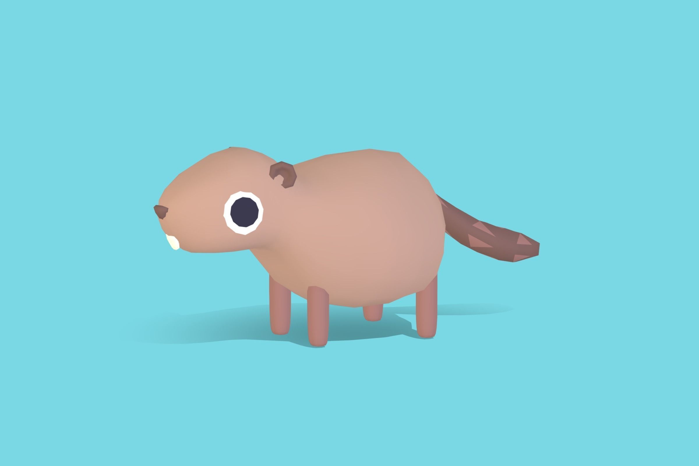 Quirky Series - Animals Mega Pack Vol 2 Low-poly 3D model_41