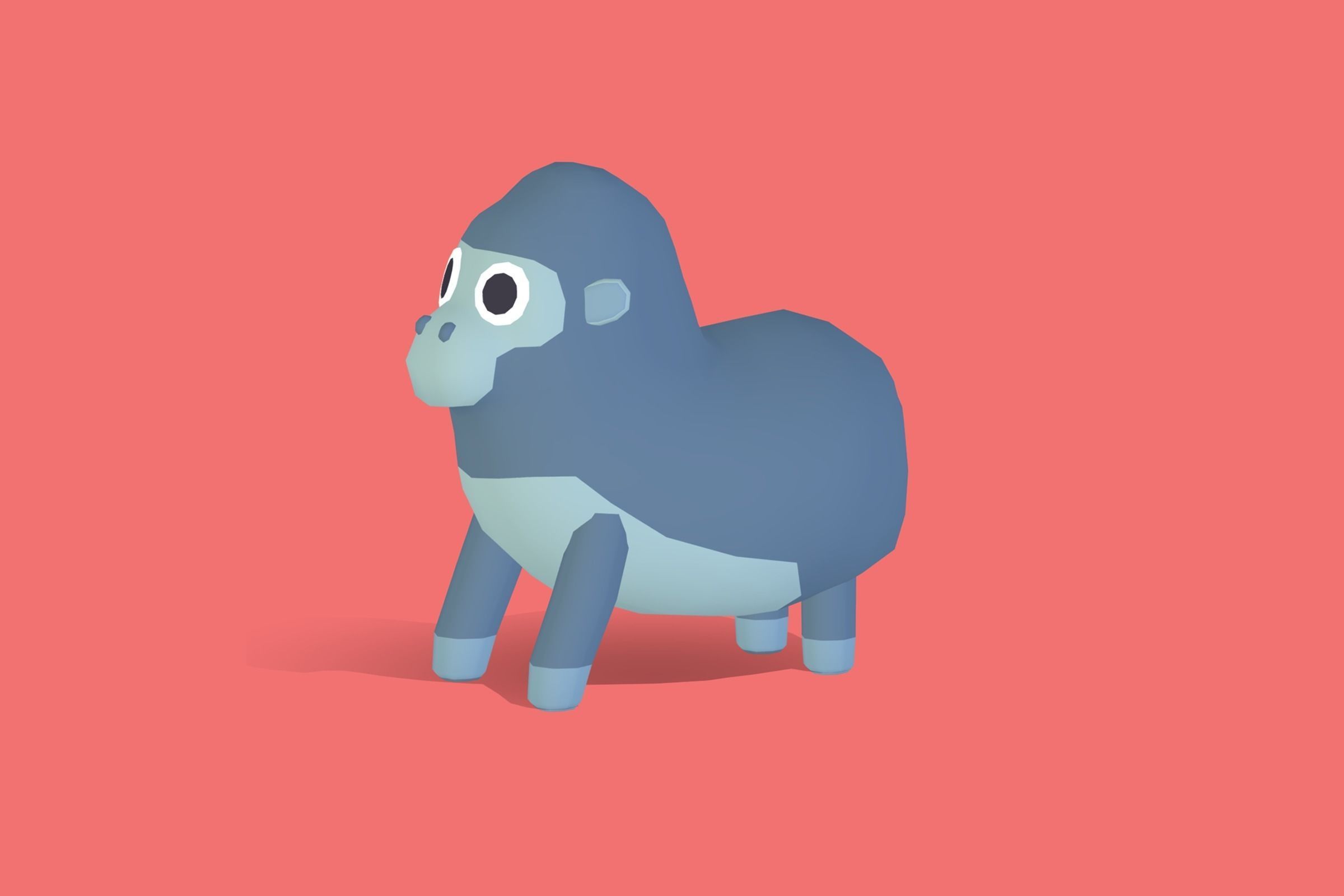 Quirky Series - Animals Mega Pack Vol 2 Low-poly 3D model_33