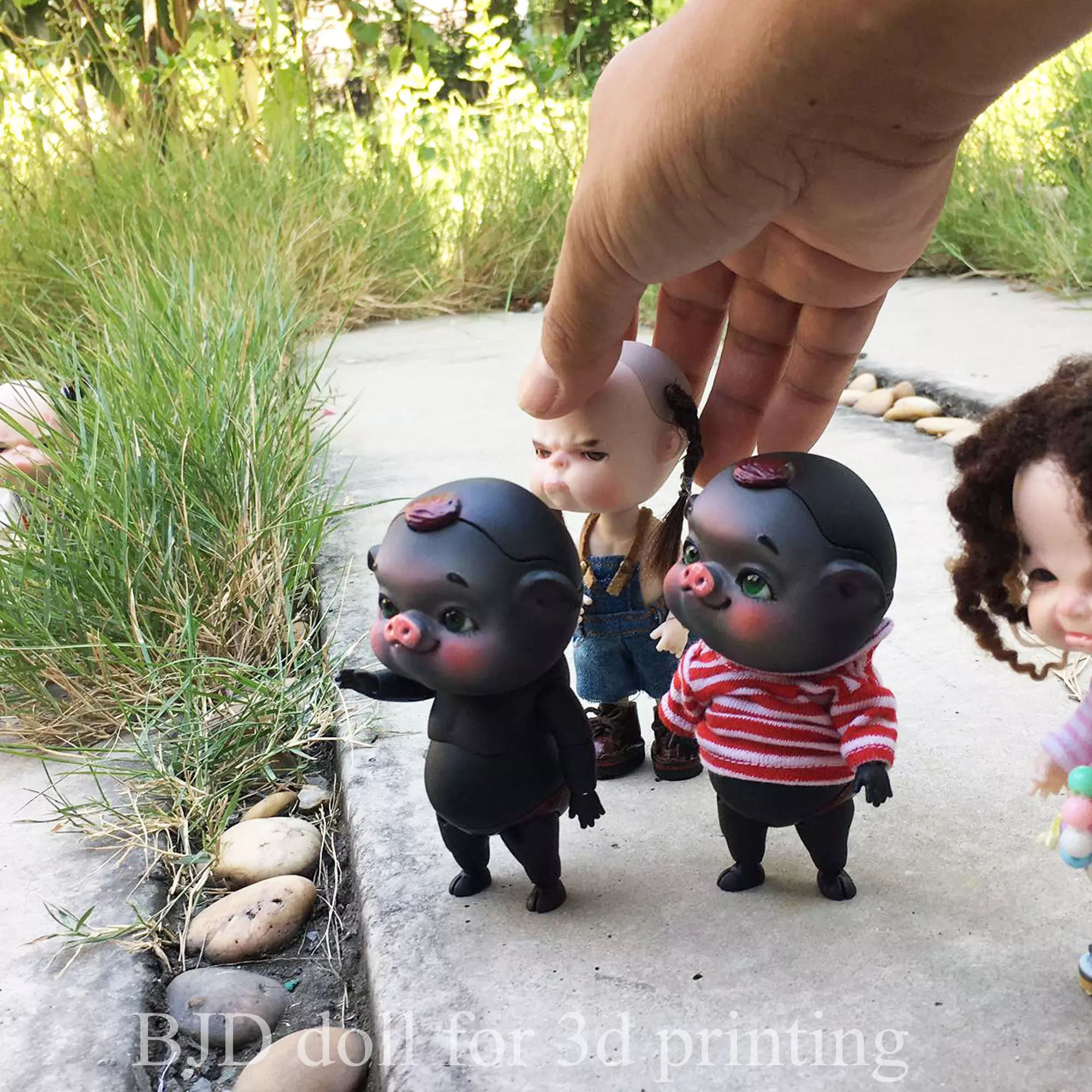 BJD doll for 3d printing is PIGY 3D print model_0