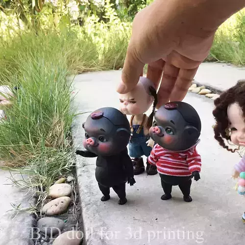 BJD doll for 3d printing is PIGY 3D print model