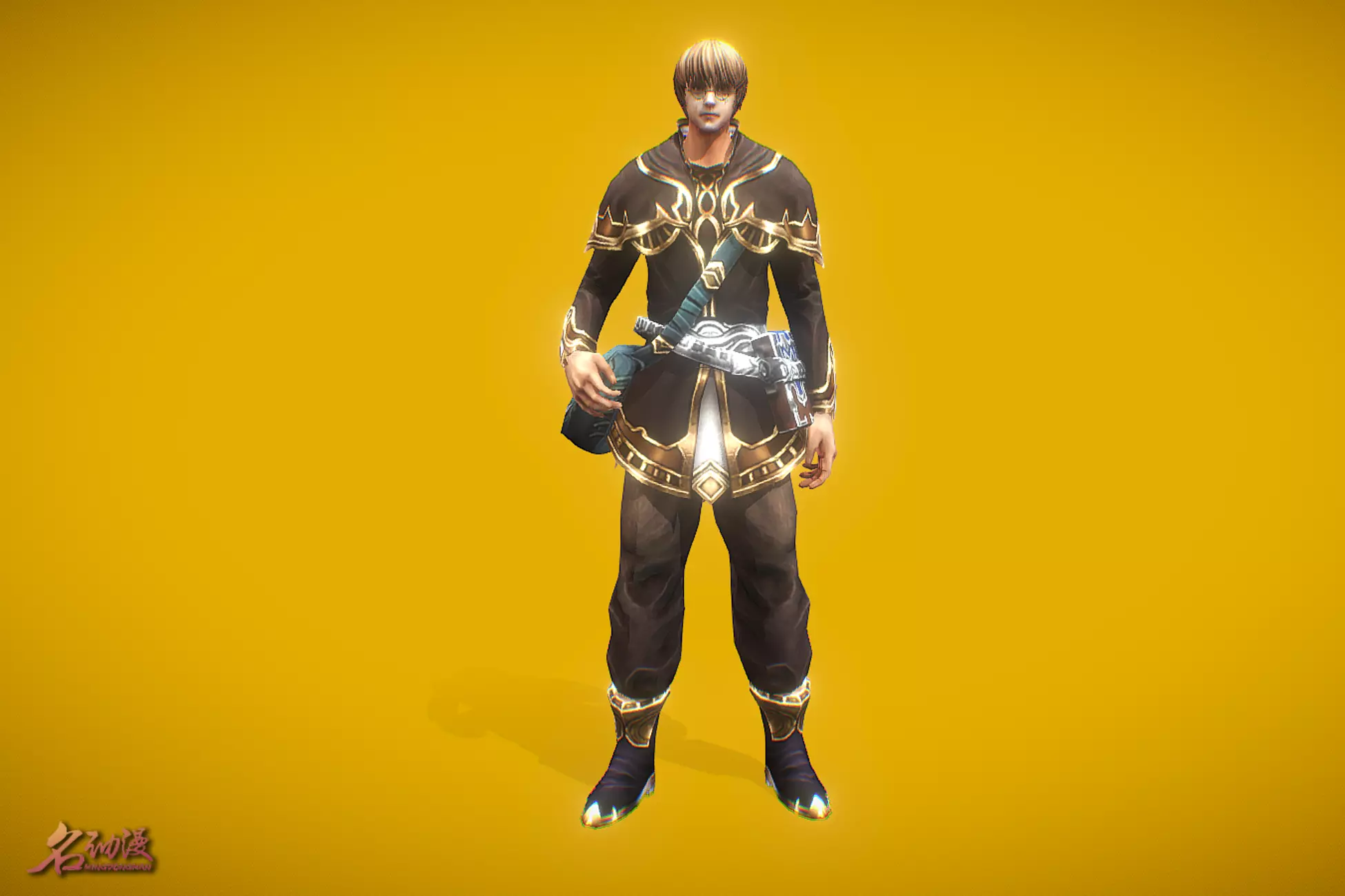 RPG Young Mage Low-poly 3D model