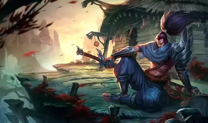 League of Legends Yasuo lol Low-poly 3D model