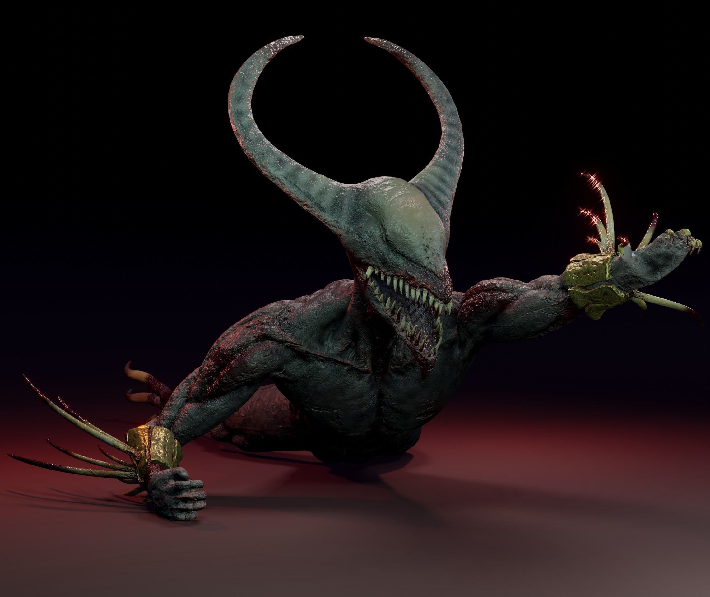 HellDemon Reborn Low-poly 3D model_5