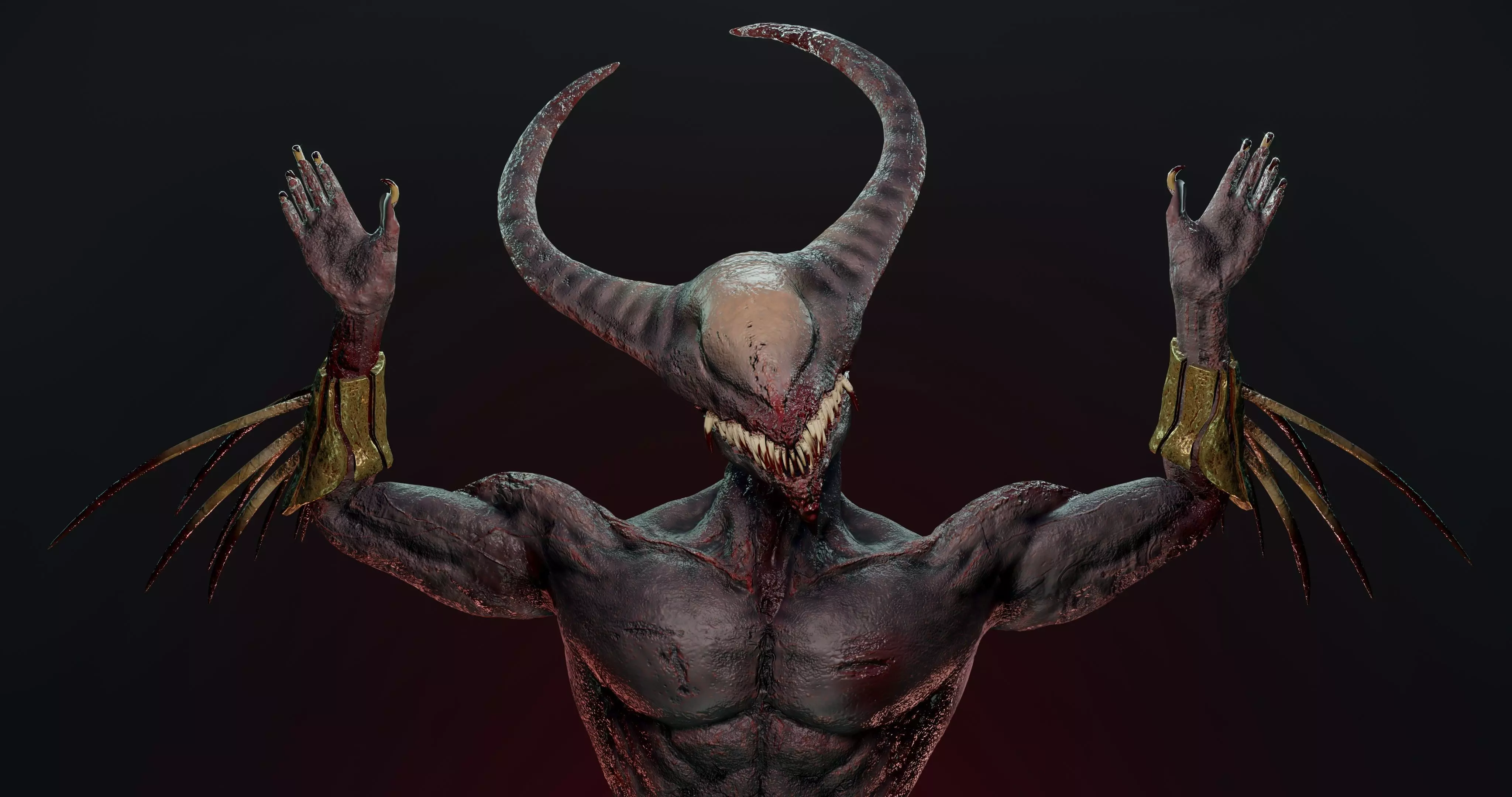 HellDemon Reborn Low-poly 3D model_0