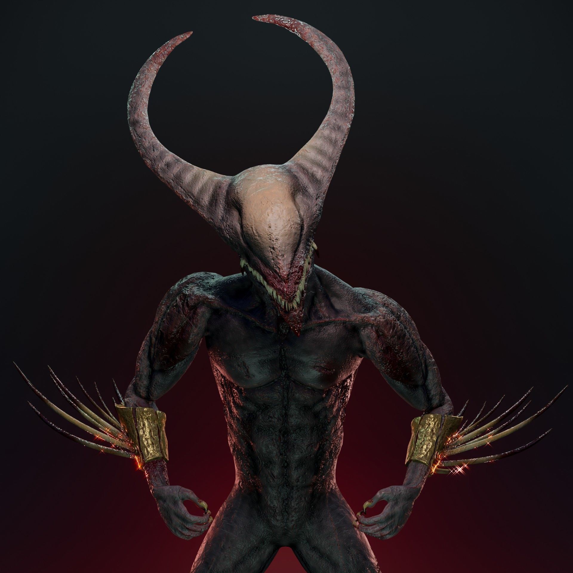 HellDemon Reborn Low-poly 3D model_3