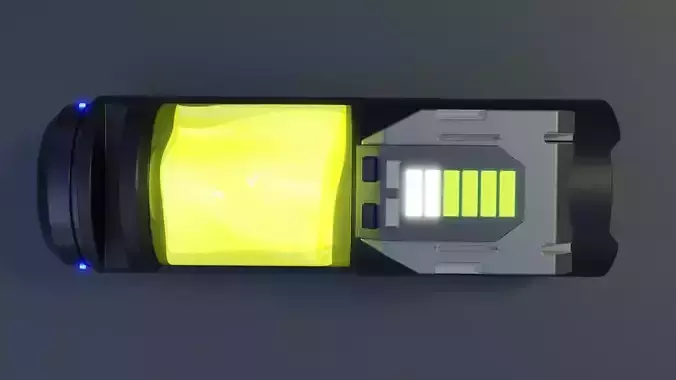 Sci-fi Glowing Battery 