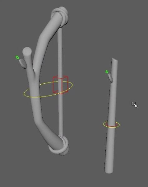 Bow and arrow 3D model_1