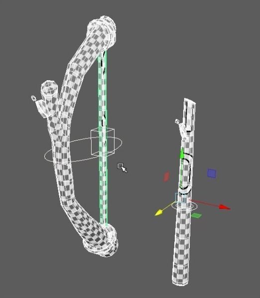 Bow and arrow 3D model_4