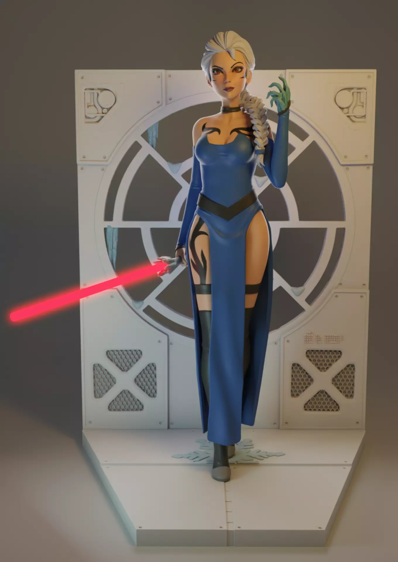 Darth Elsa Free 3D print model