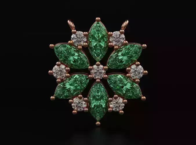 beautiful pendant a diamond 582