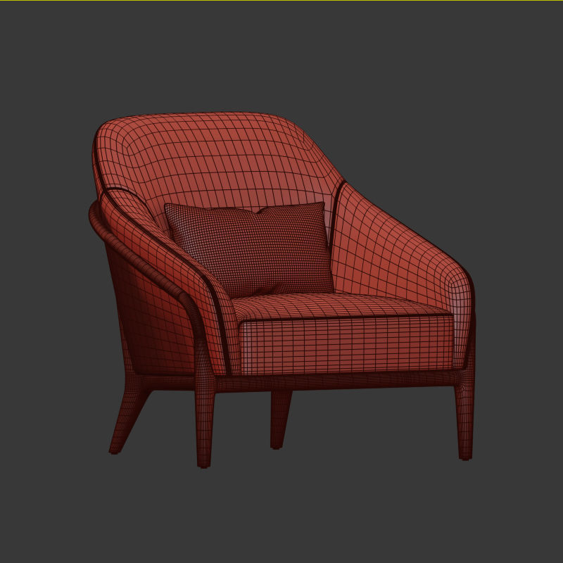 Adele Armchair Designlush 3D model_3