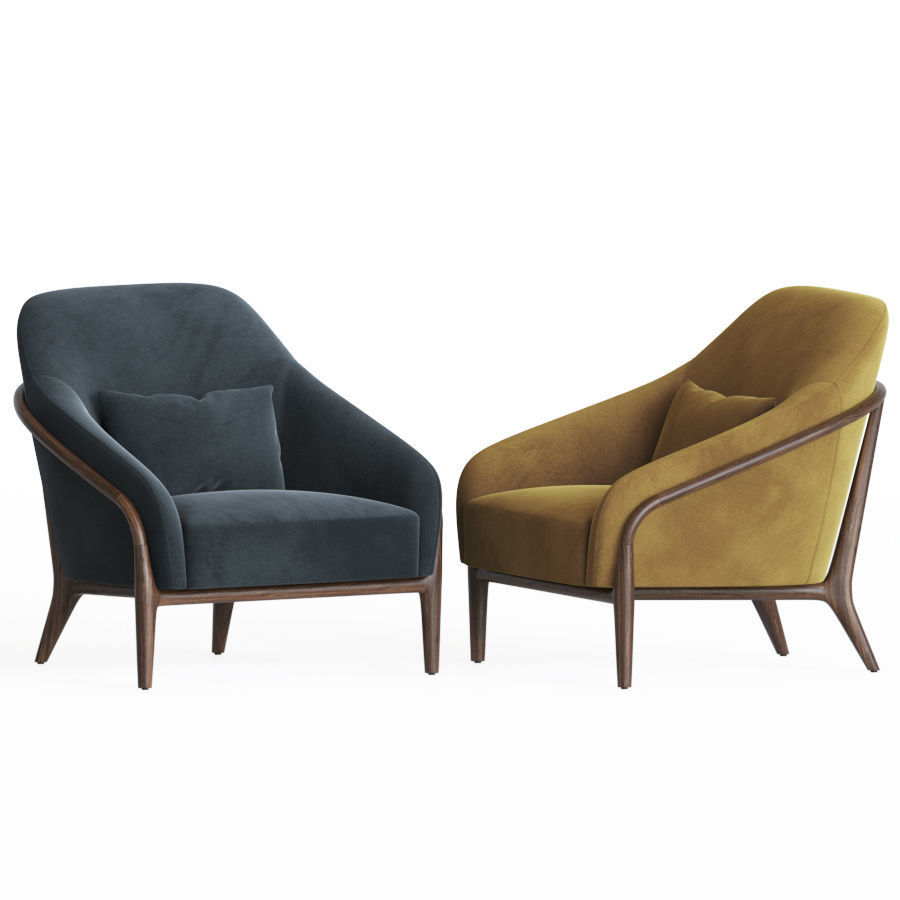 Adele Armchair Designlush 3D model_2